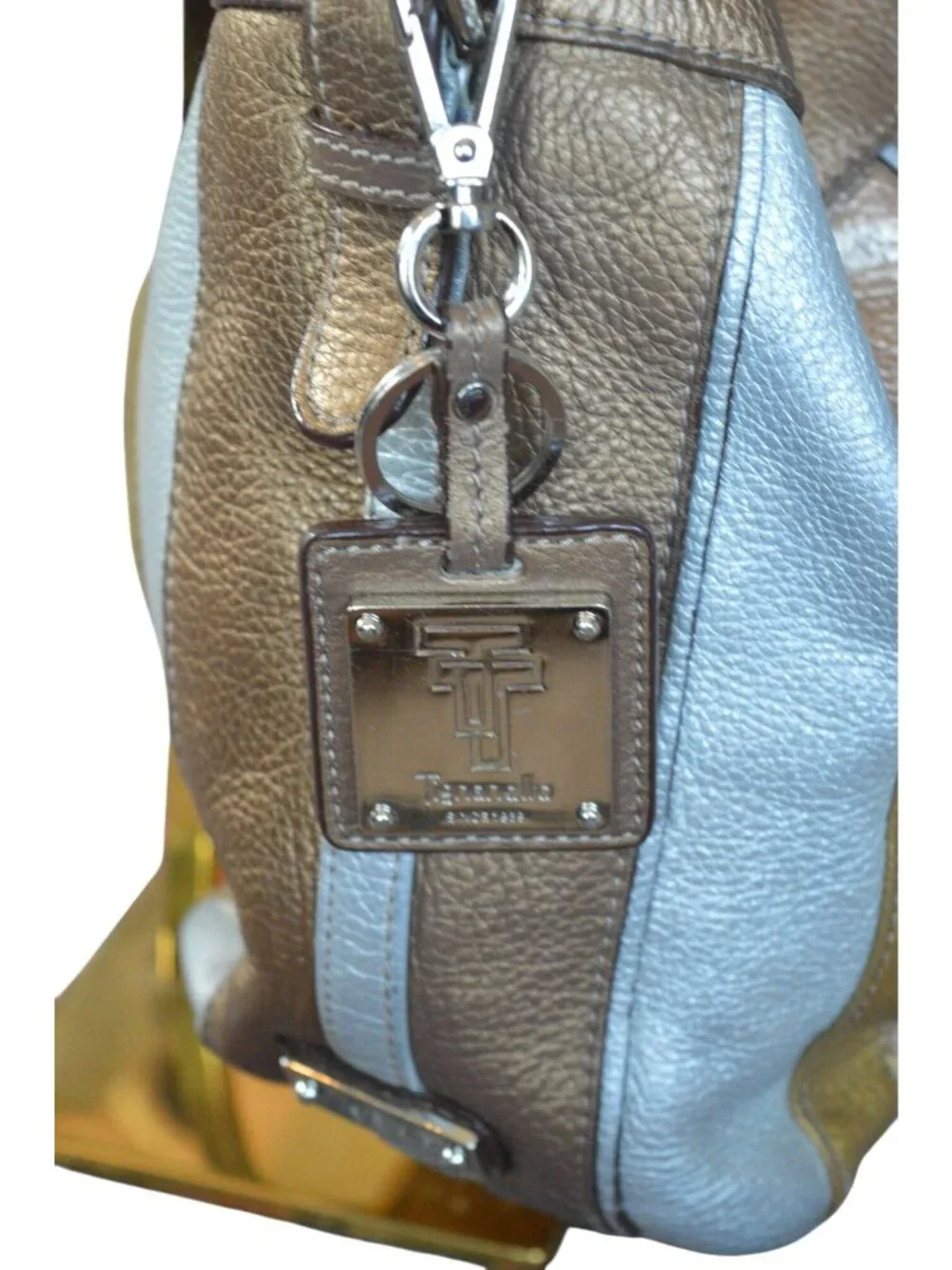 Tignanello metallic striped
